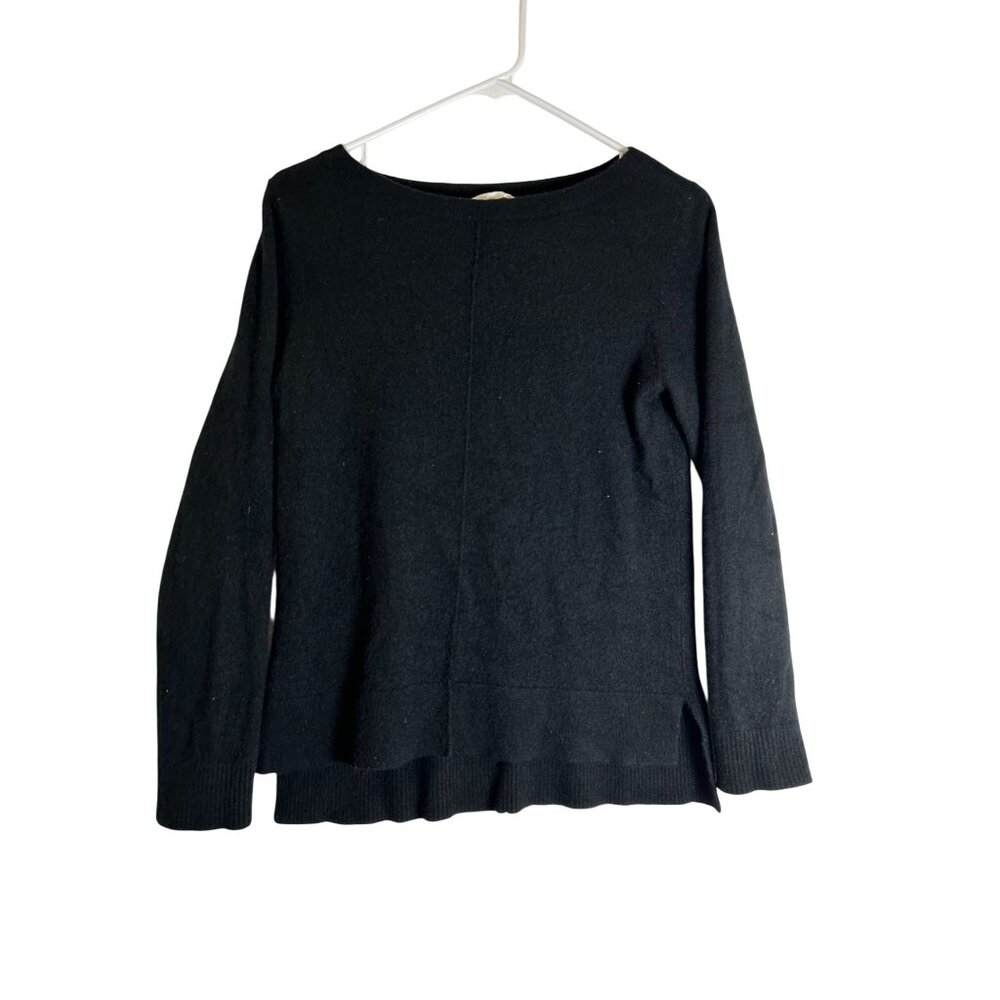 Nordstrom Collection Women's Size Small Black 100% Cashmere Sweater